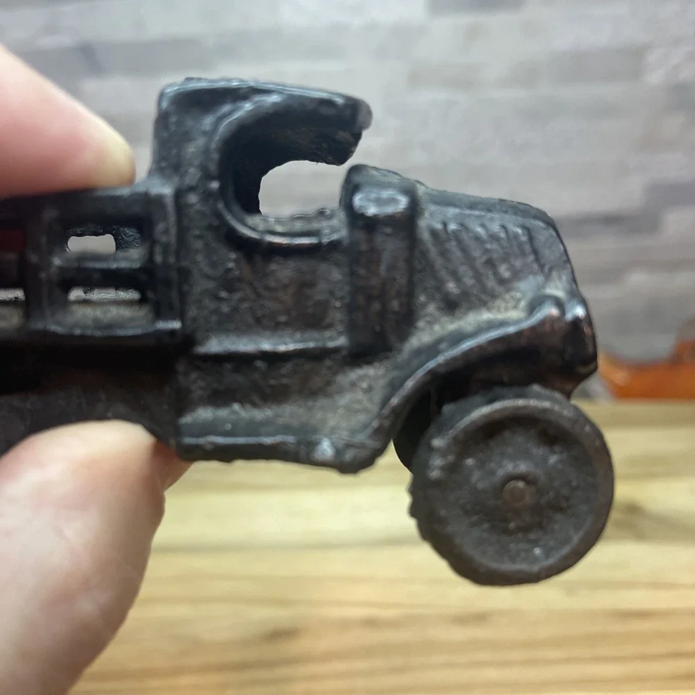 Vtg 4.75 AC Williams MACK Stake Truck Cast Iron Toy Man Cave‎ Kenton Arcade ASIS